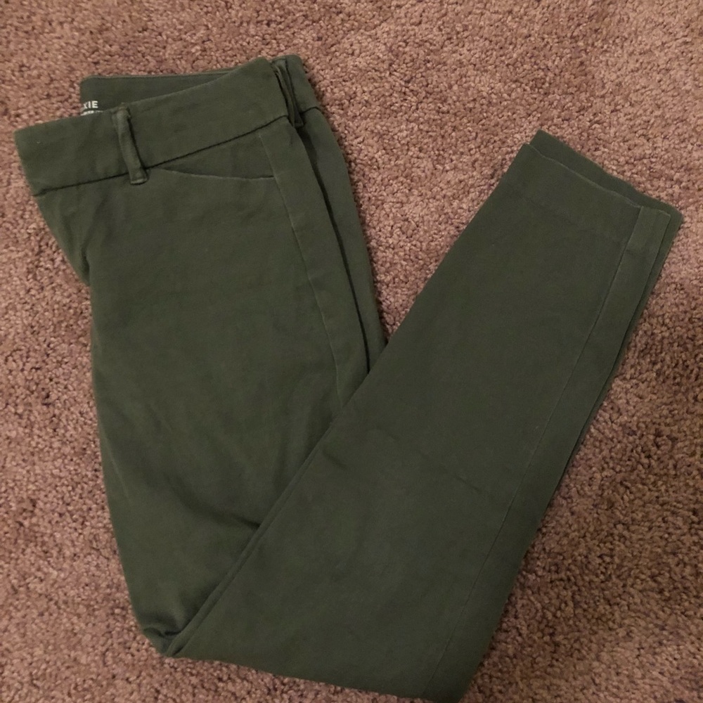 Sage Green Old Navy Dress Pants/Pixie Cut